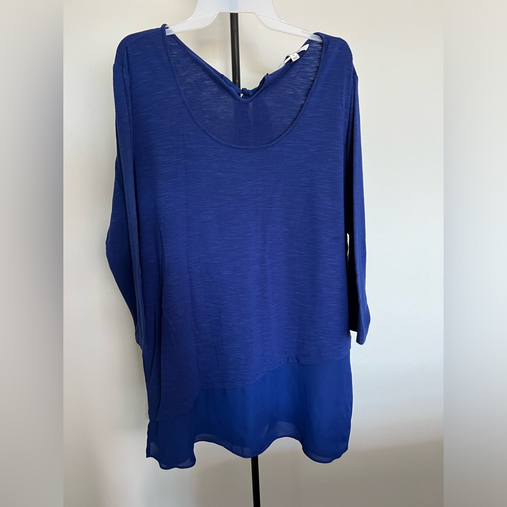 Ellen Tracy Blouse Size XL